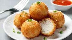Crispy Rice Croquettes in 20 Minutes From Leftover Rice, No Flour Needed